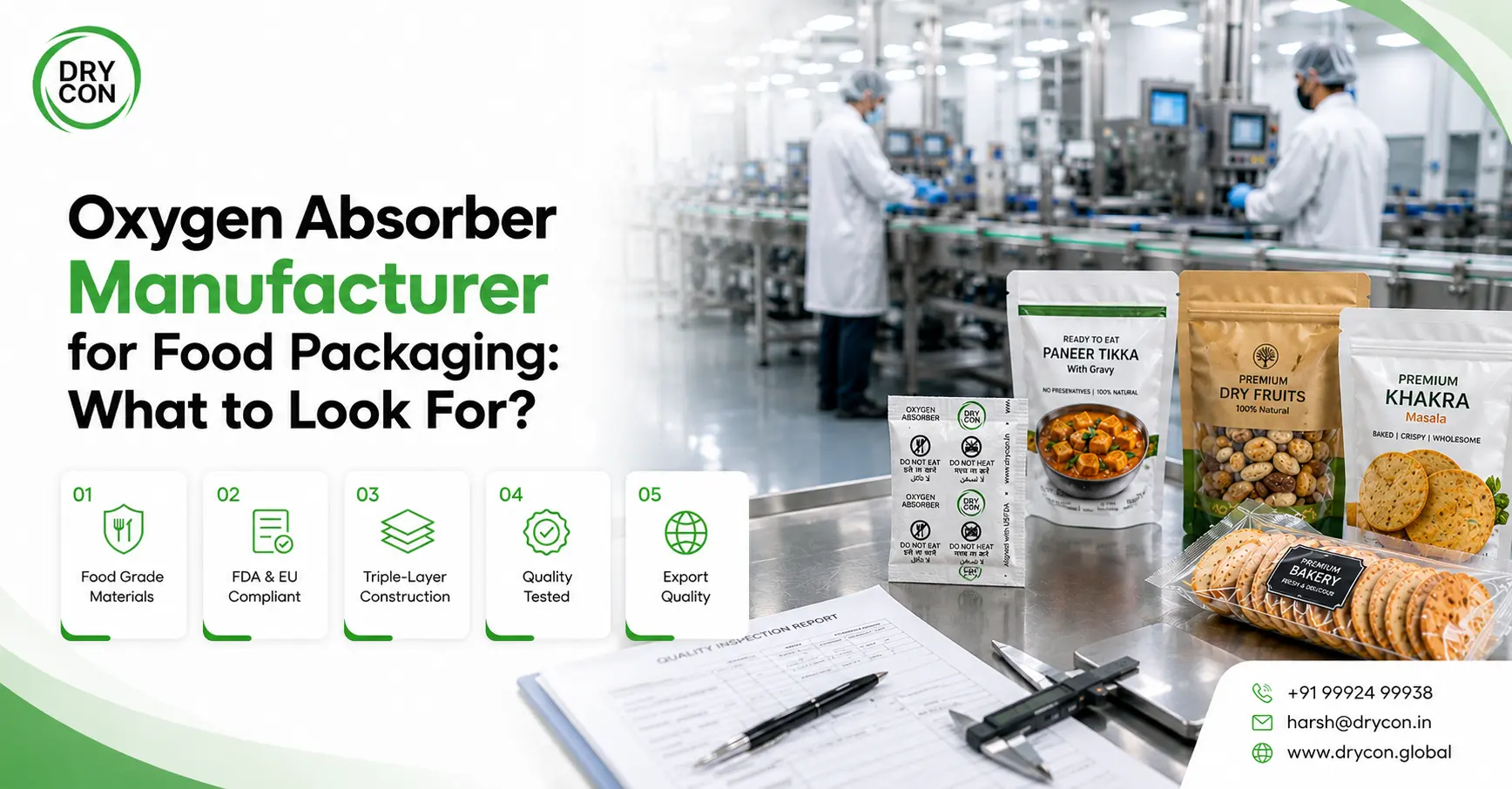 Oxygen Absorber Manufacturer for Food Packaging