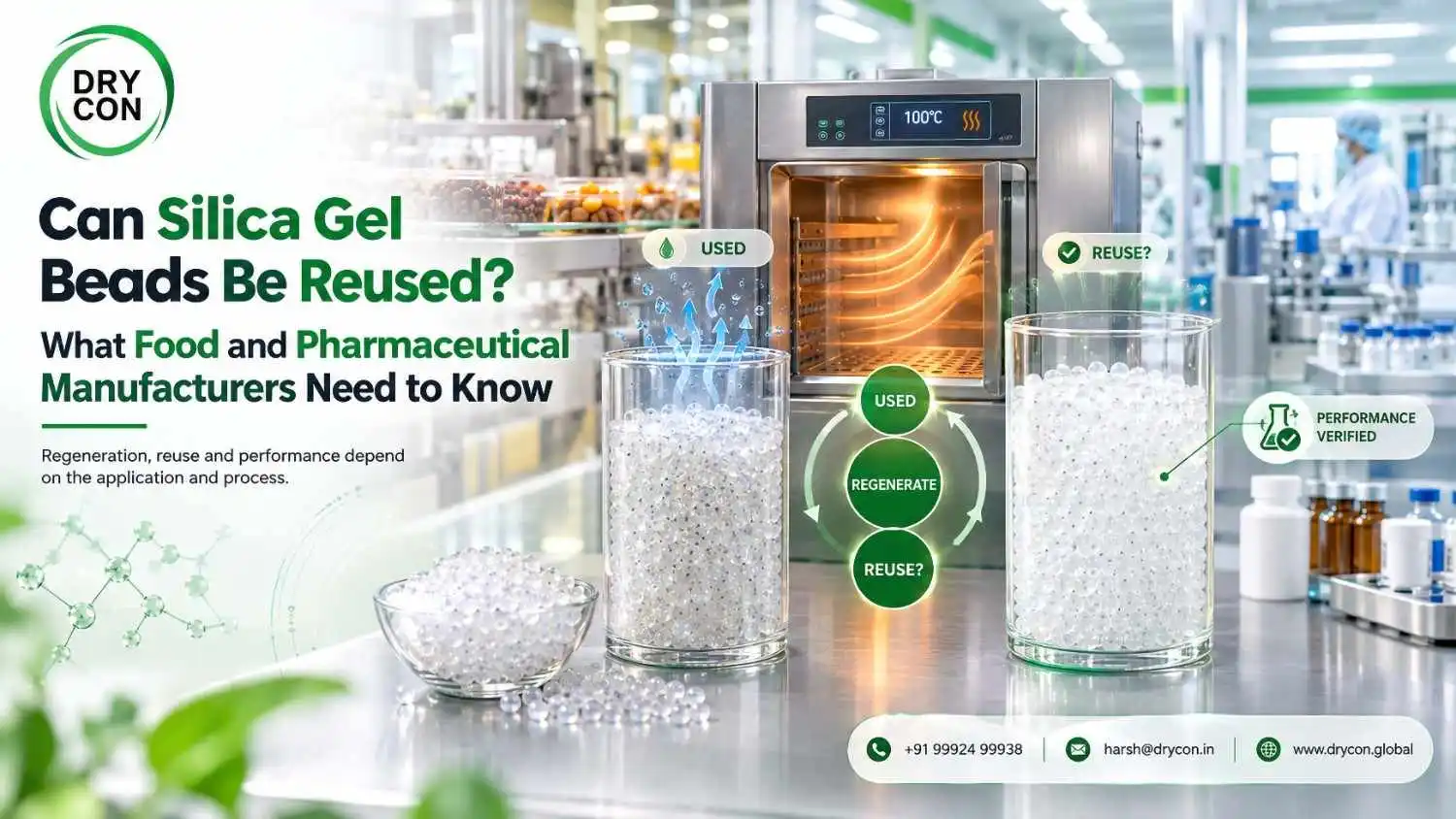 Can Silica Gel Beads Be Reused? The Right Approach for Food and Pharmaceutical Packaging